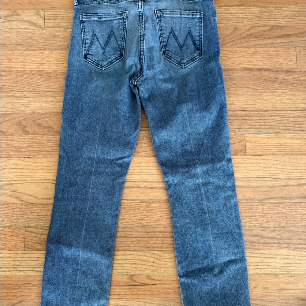 MOTHER Women’s Mid Rise Dazzler Ankle Jeans